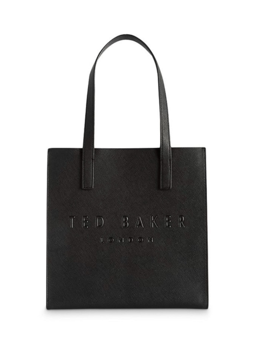 NWOT Ted Baker Crosshatch Small Icon Tote, black